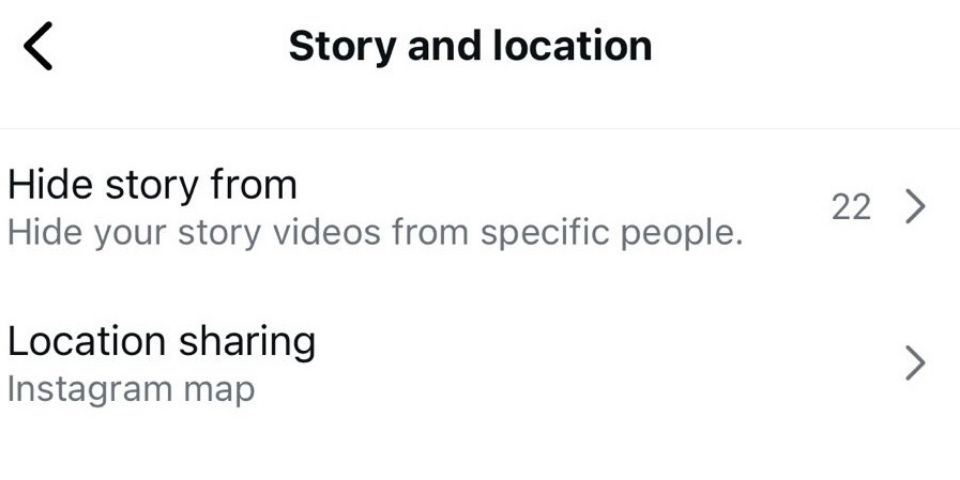 Adjust Story Privacy Settings
