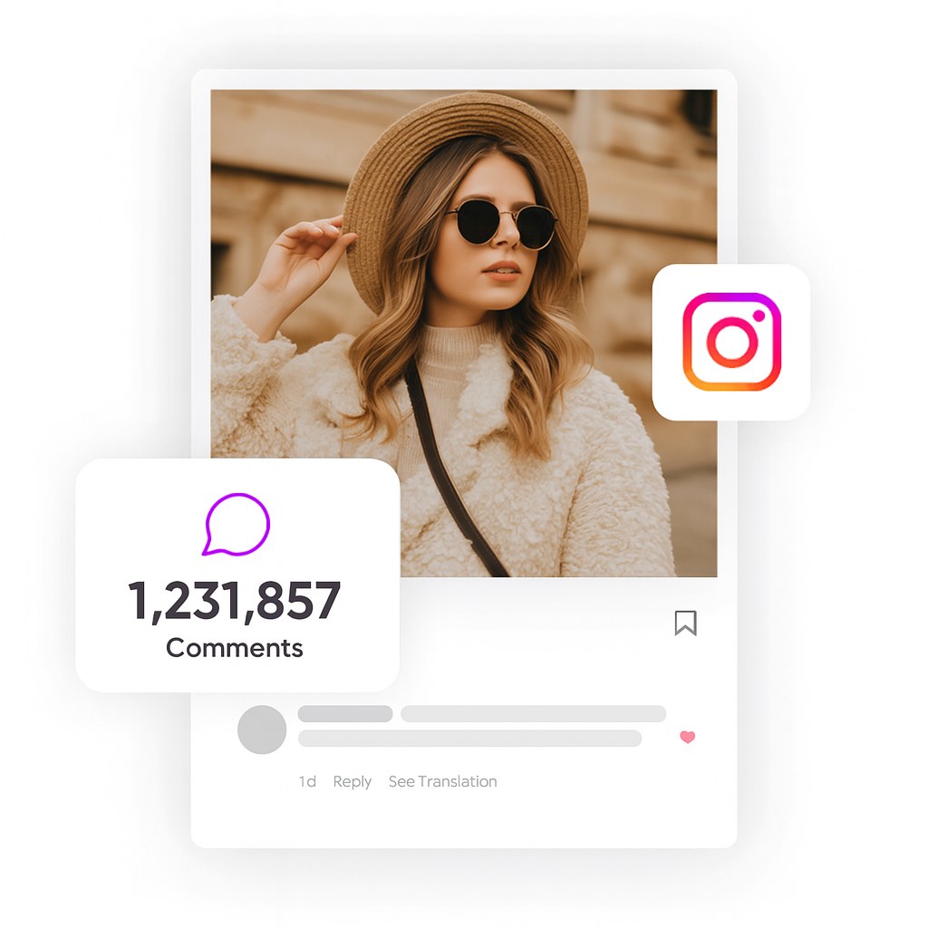 Buy Instagram Comments with Fast & Safe Delivery 🚀